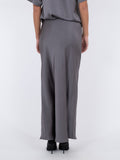 Vicky Heavy Sateen Skirt - Dark Grey