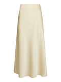 Vicky Heavy Sateen Skirt - Ljusgul