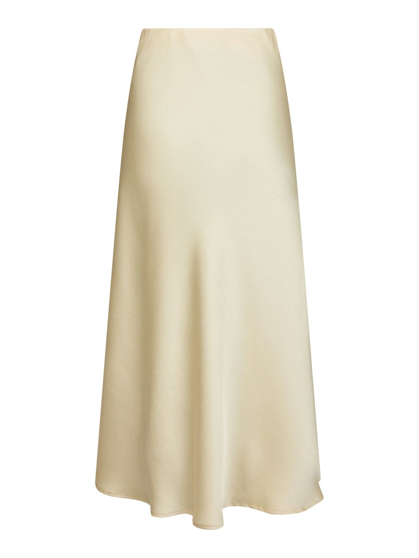 Vicky Heavy Sateen Skirt - Ljusgul