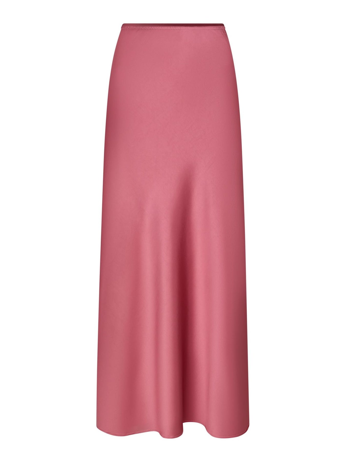 Vicky Heavy Sateen Kjol - Cherry Pink