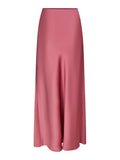 Vicky Heavy Sateen Kjol - Cherry Pink