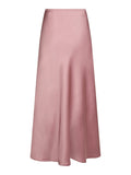 Vicky Heavy Sateen Skirt - Evening Rose