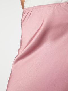 Vicky Heavy Sateen Skirt - Evening Rose