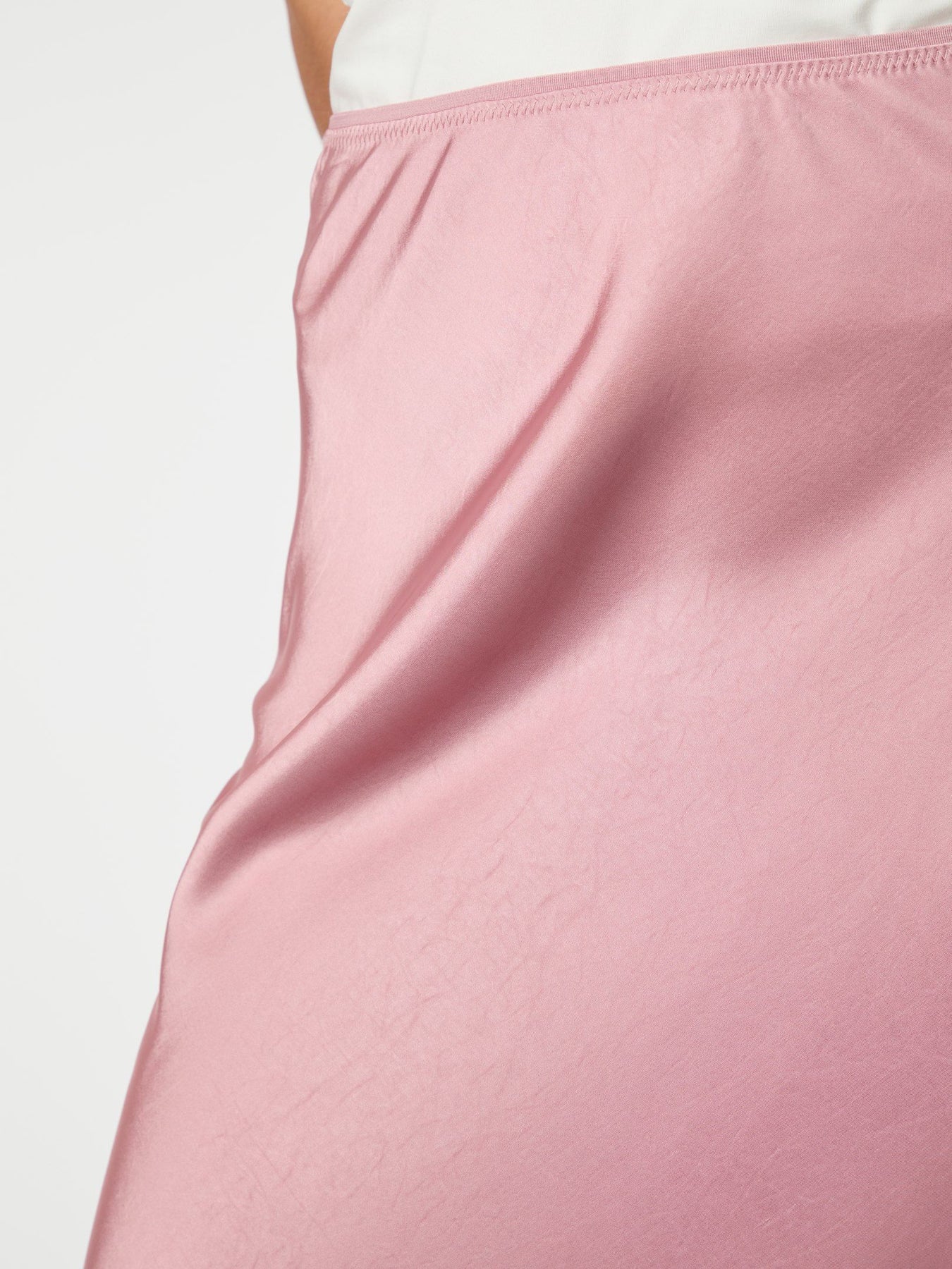 Vicky Heavy Sateen Skirt - Evening Rose