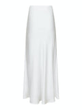 Klea Heavy Sateen Skirt - White