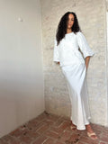 Klea Heavy Sateen Skirt - White