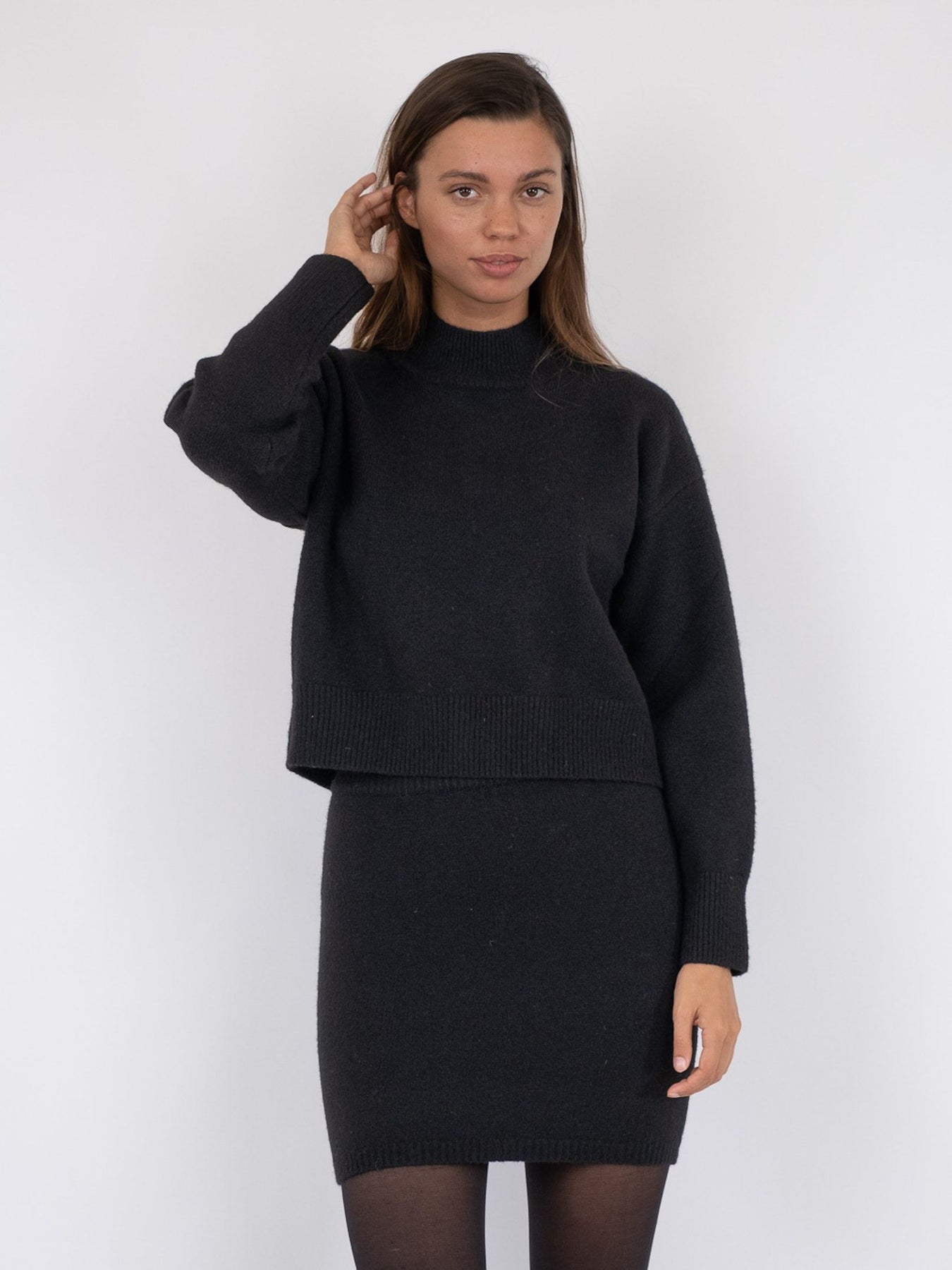 Neo Noir Paulina Knit Blouse - Svart