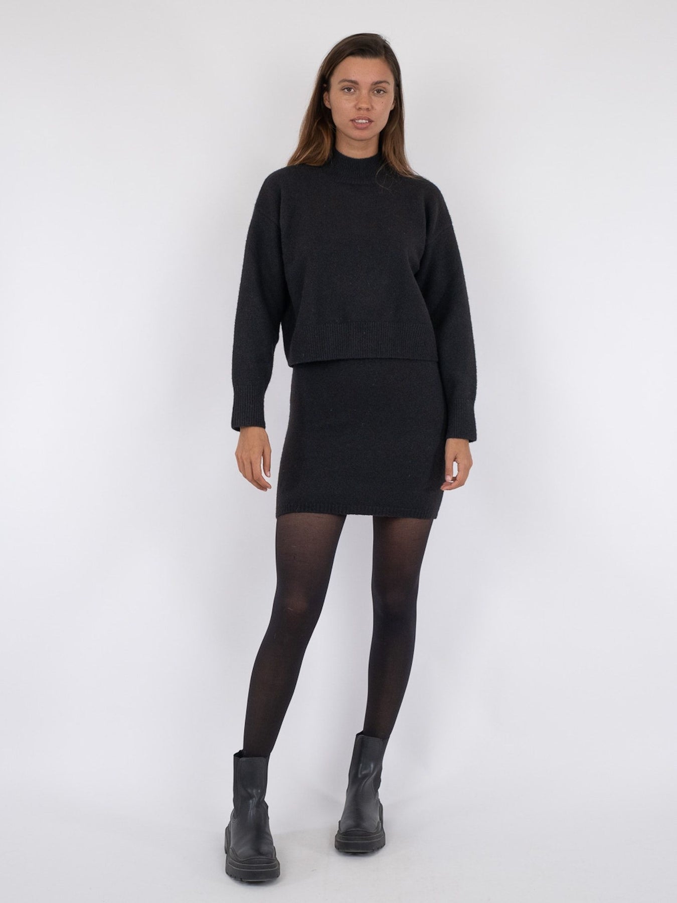 Neo Noir Paulina Knit Blouse - Svart