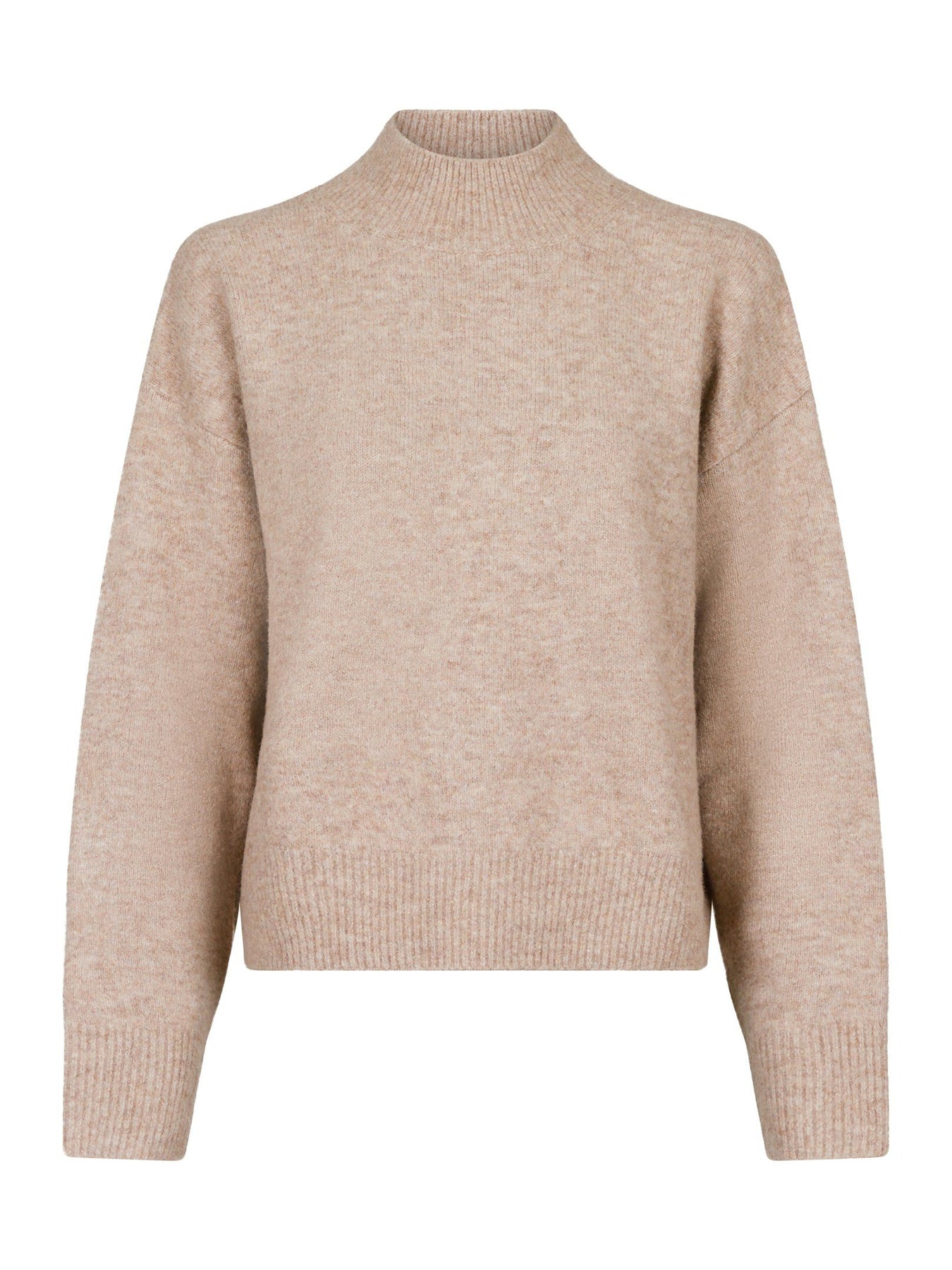 Paulina Knit Blouse - Sand Melange