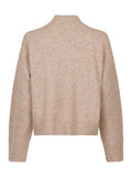 Paulina Knit Blouse - Sand Melange