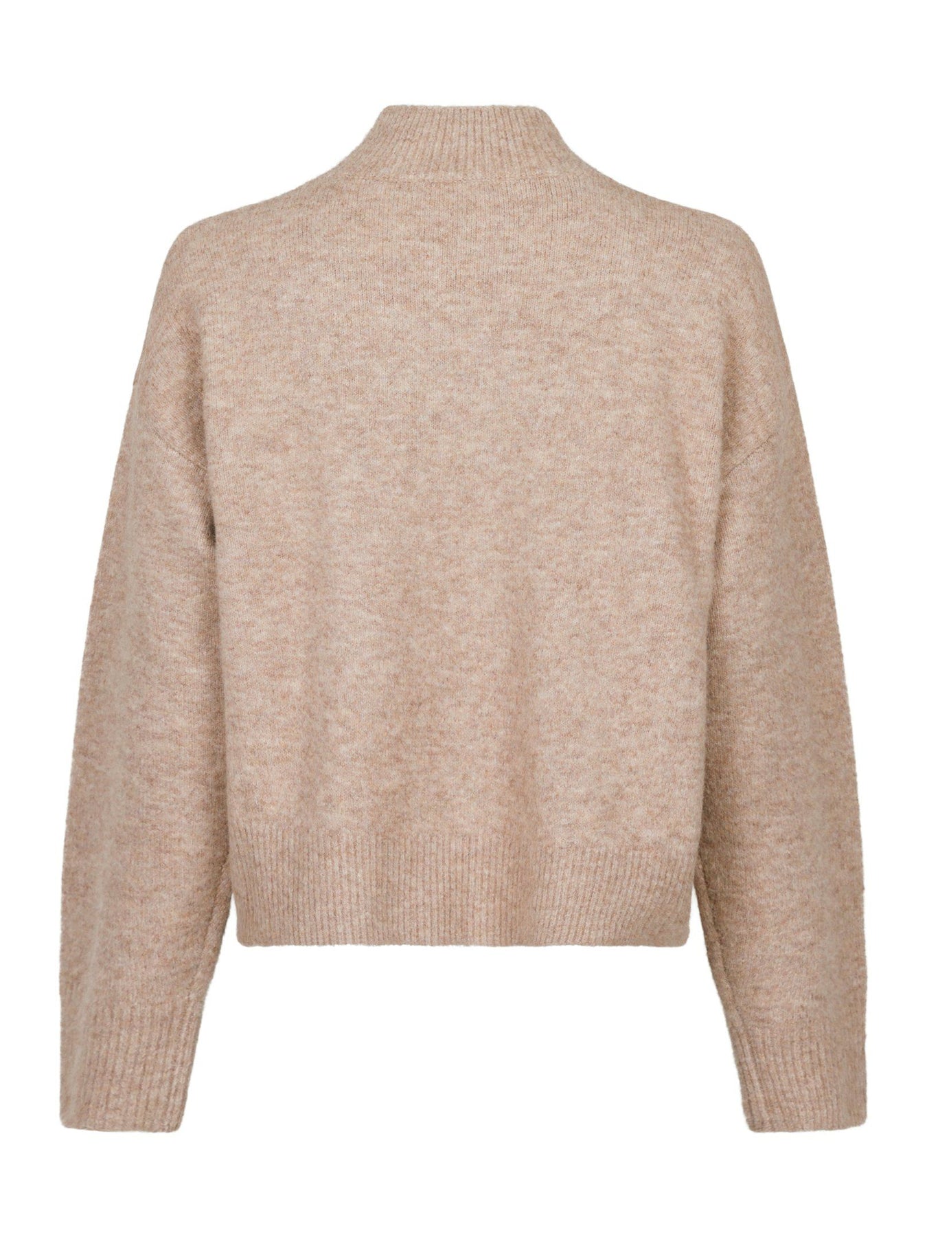 Paulina Knit Blouse - Sand Melange