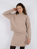 Paulina Knit Blouse - Sand Melange