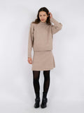 Paulina Knit Blouse - Sand Melange