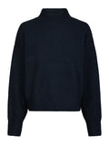 Paulina stickad tröja - Navy
