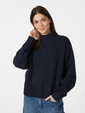 Paulina stickad tröja - Navy