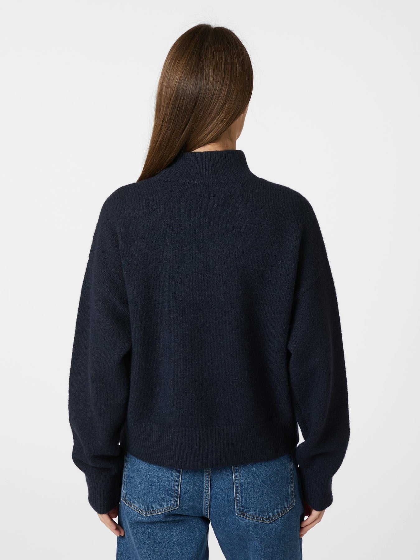 Paulina stickad tröja - Navy