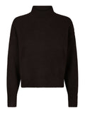 Paulina Knit Blouse - Mörkbrun