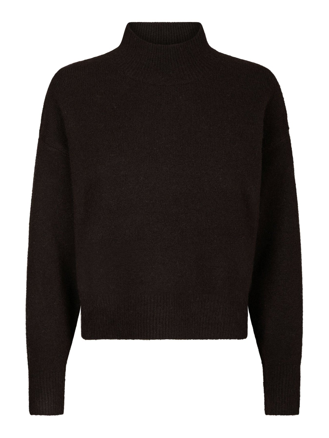 Paulina Knit Blouse - Mörkbrun