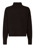 Paulina Knit Blouse - Mörkbrun