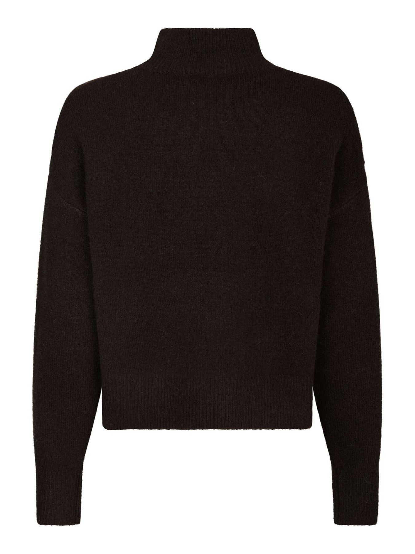 Paulina Knit Blouse - Mörkbrun
