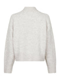 Paulina Stickad Blus - Beige Melange
