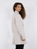 Paulina Stickad Blus - Beige Melange