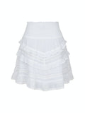 Donna S Voile Skirt - White