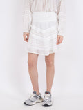 Donna S Voile Skirt - White
