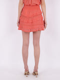 Donna S Voile Skirt - Coral