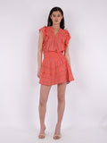 Donna S Voile Skirt - Coral