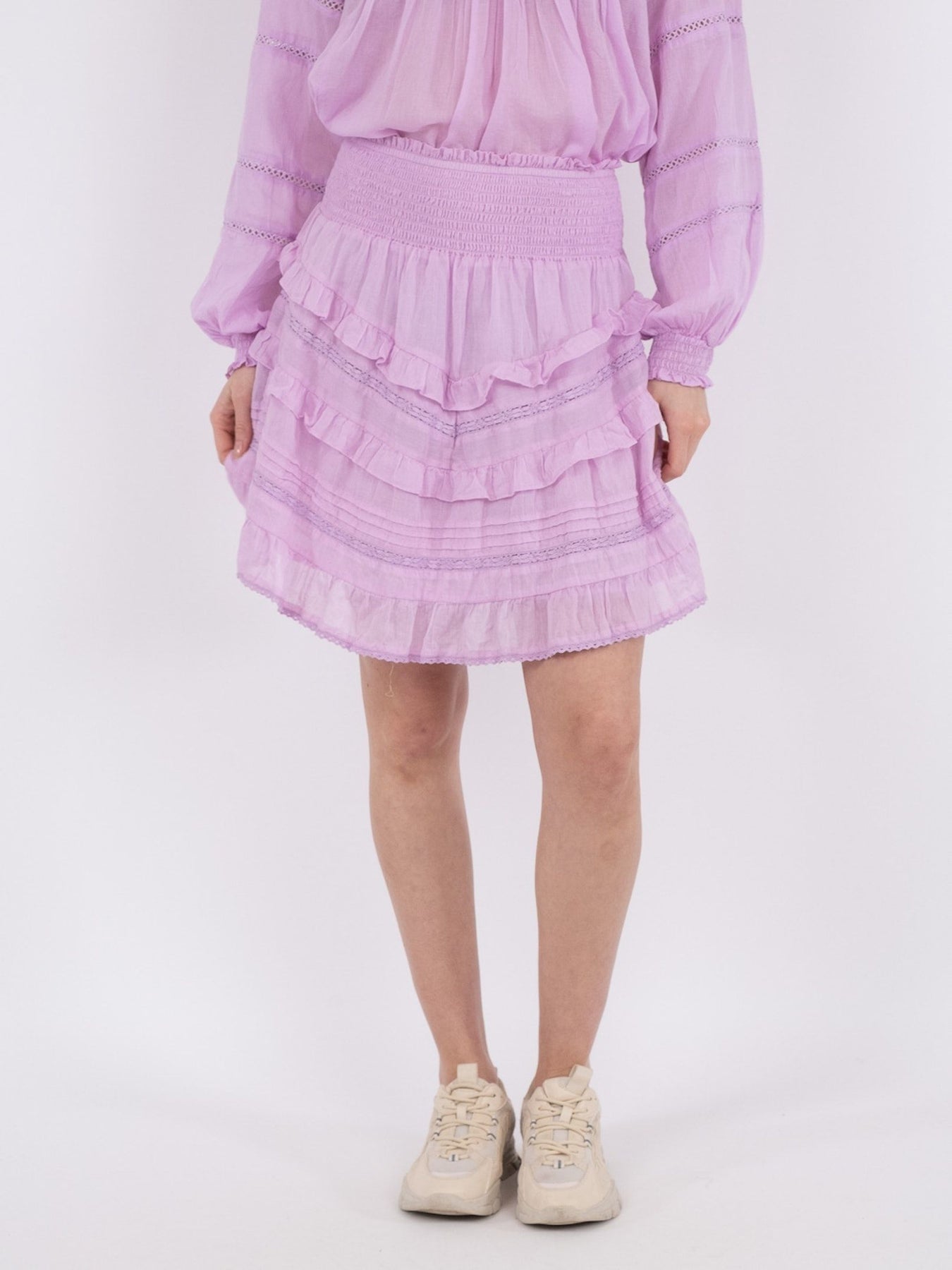 Donna S Voile Skirt - Rose