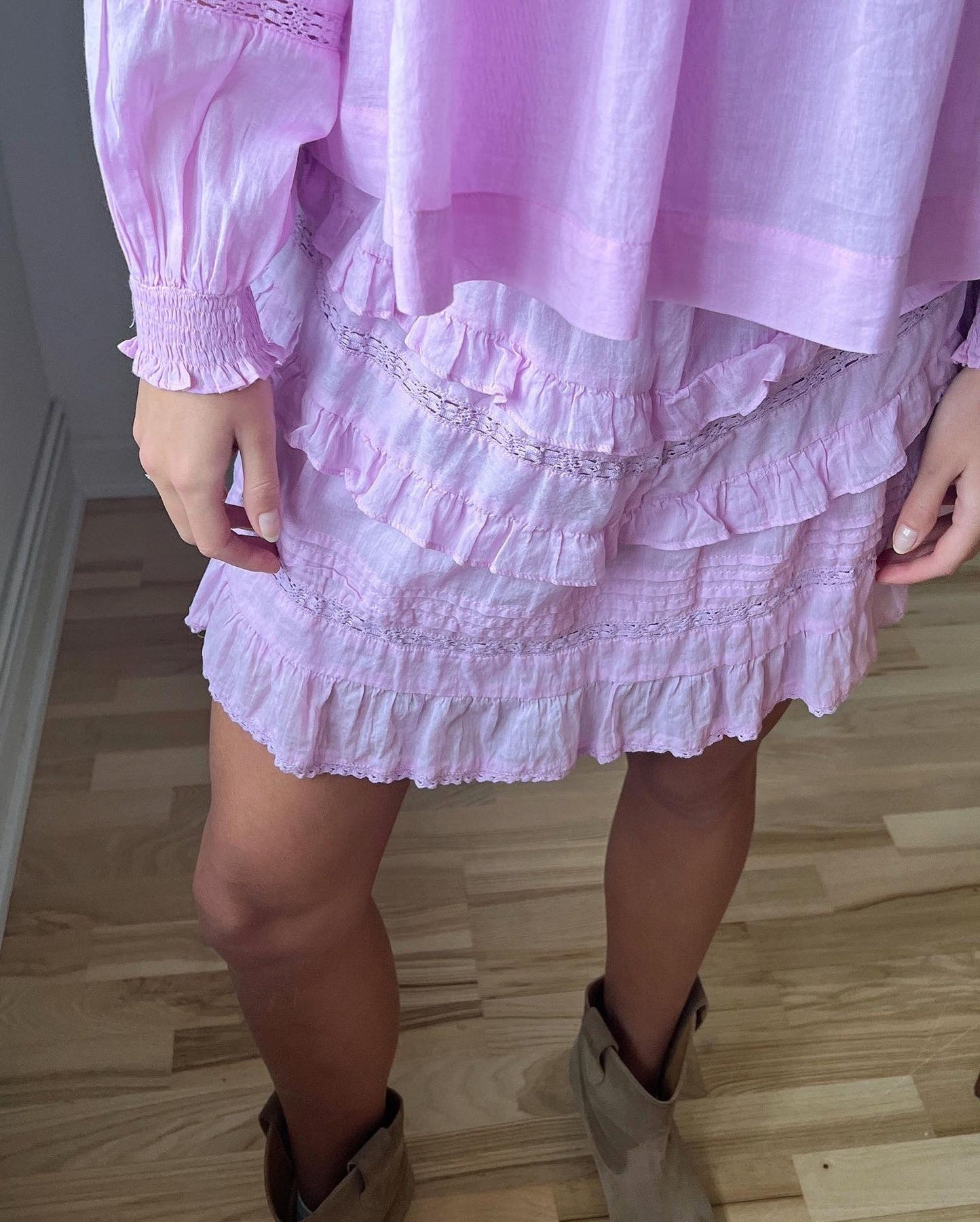 Donna S Voile Skirt - Rose