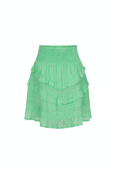 Donna S Voile Skirt - Apple Green