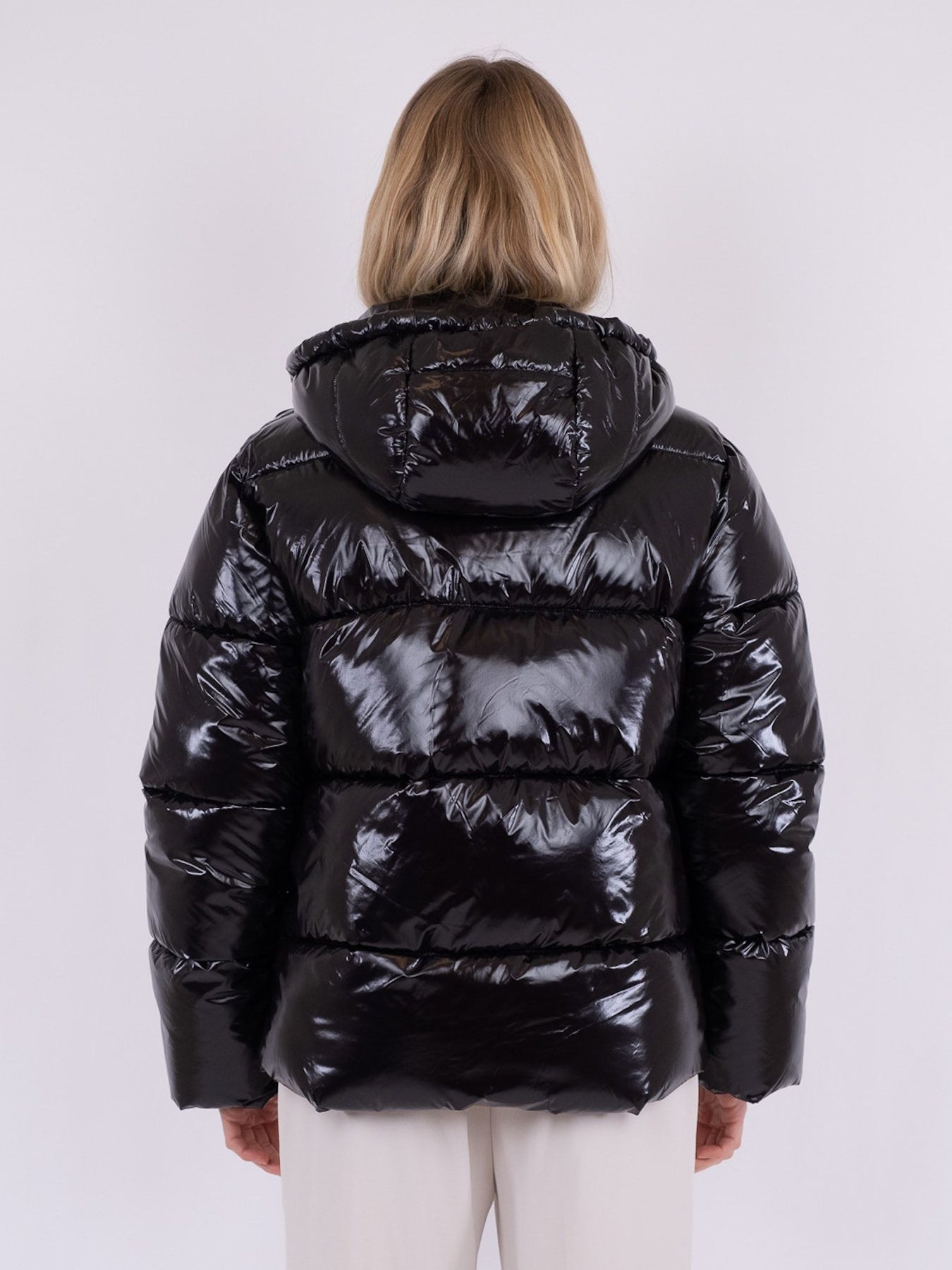 Fox Shine Puffer Jacket - Black