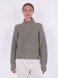 Dolce Knit Blouse - Smoke Green
