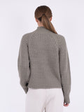 Dolce Knit Blouse - Smoke Green