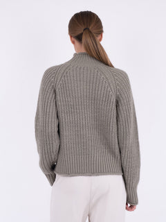 Dolce Knit Blouse - Smoke Green