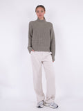 Dolce Knit Blouse - Smoke Green