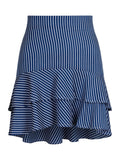 Kacie Stripe Skirt - Blue