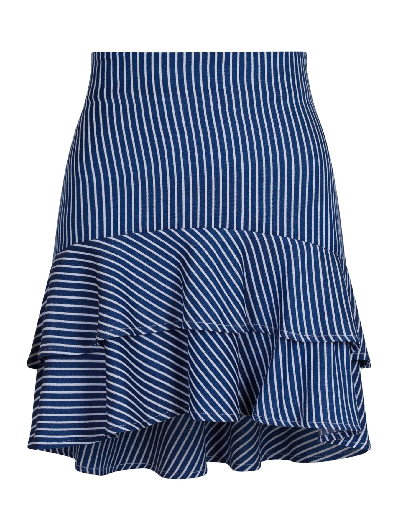 Kacie Stripe Skirt - Blue