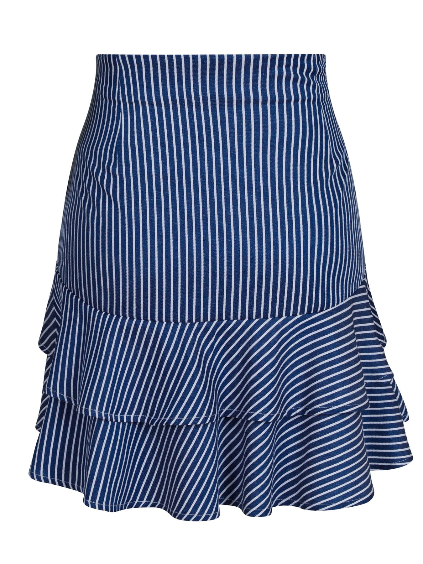 Kacie Stripe Skirt - Blue