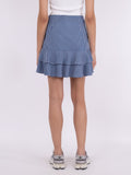 Kacie Stripe Skirt - Blue