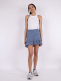 Kacie Stripe Skirt - Blue