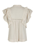 Jayla S Voile Top - Ivory