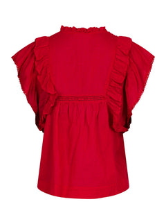 Jayla S Voile Top - Red