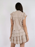 Neo Noir Jayla S Voile Top - Sand