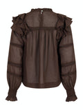 Sarna S Voile Blouse - Mocca