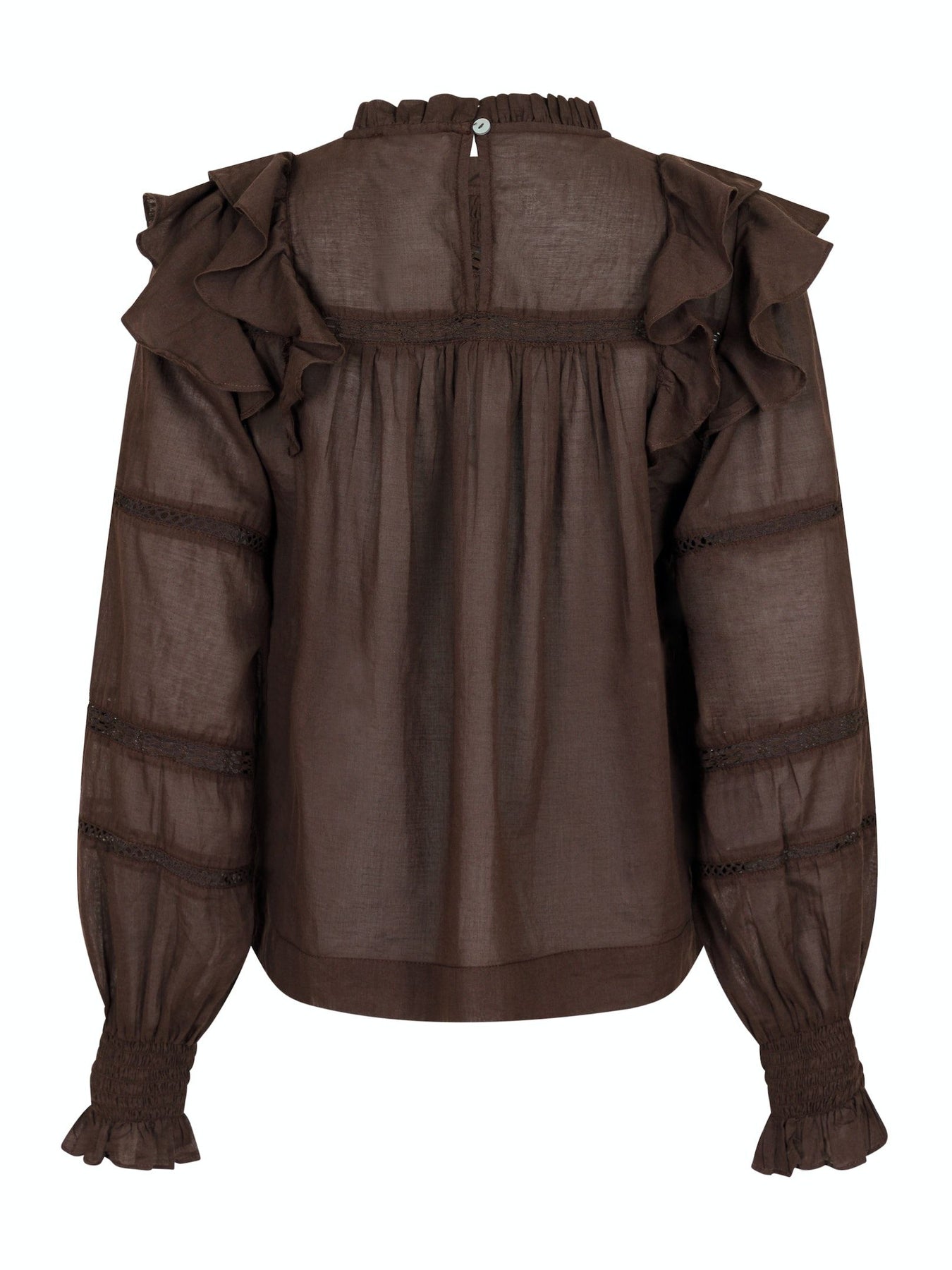Sarna S Voile Blouse - Mocca