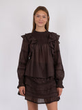 Sarna S Voile Blouse - Mocca