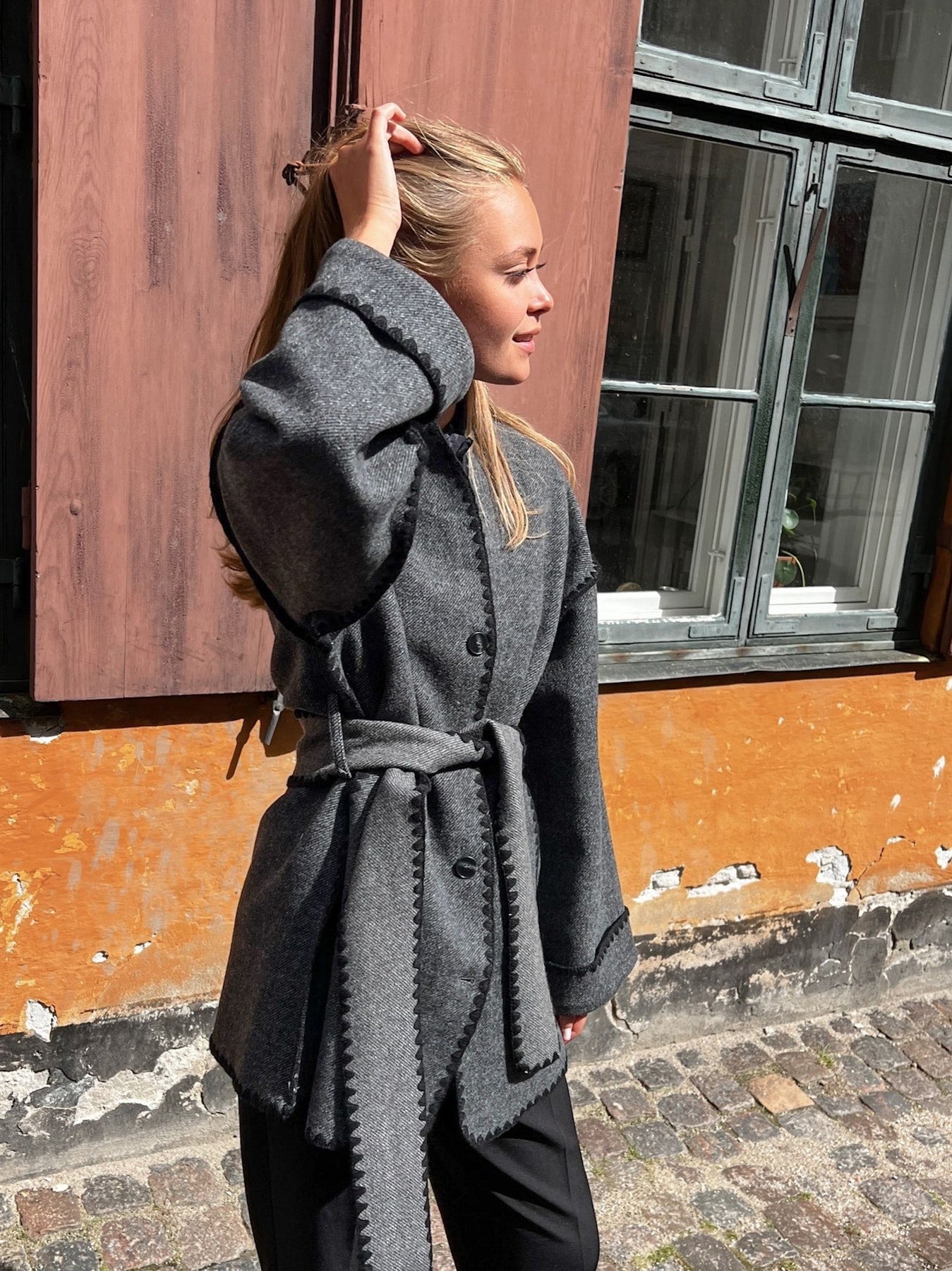 Frenchie Wool Jacket - Black